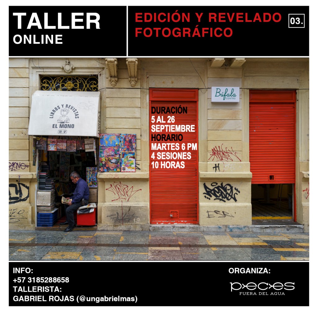 Taller online de edición y revelado&nbsp;fotográfico