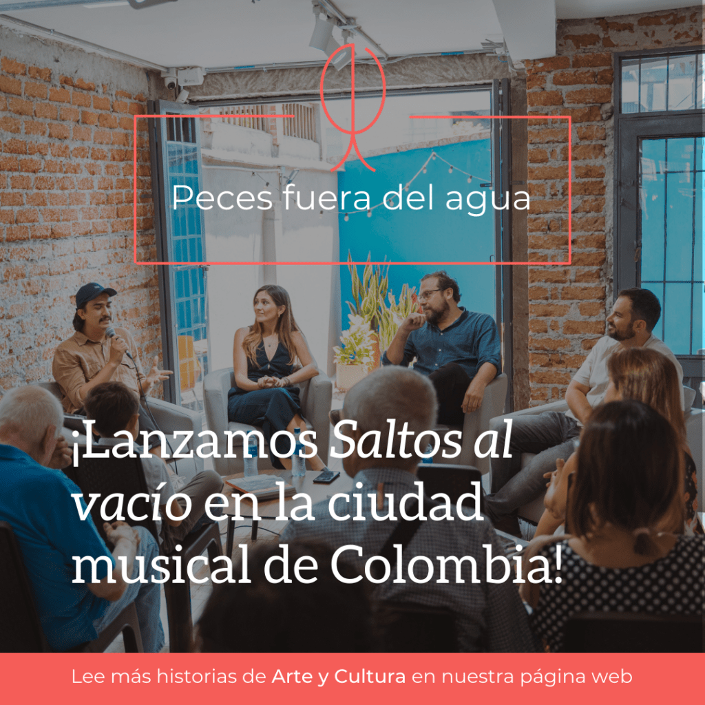 ¡Lanzamos «Saltos al vacío» en la ciudad musical de&nbsp;Colombia!